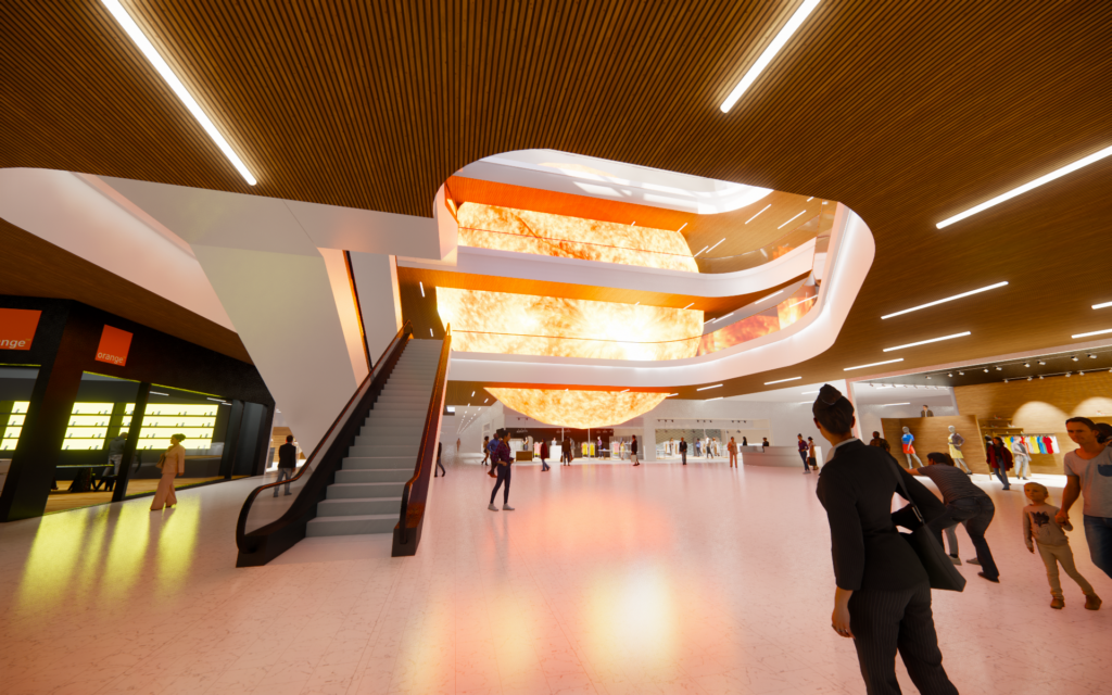 Scénographie 3d Créteil Soleil Giant Sun réalisé par Studio Nuage Magique